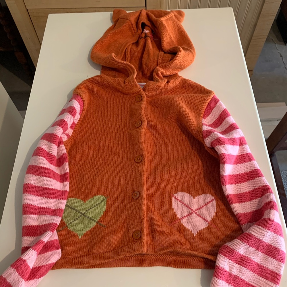 Gymboree, hooded girls sweater